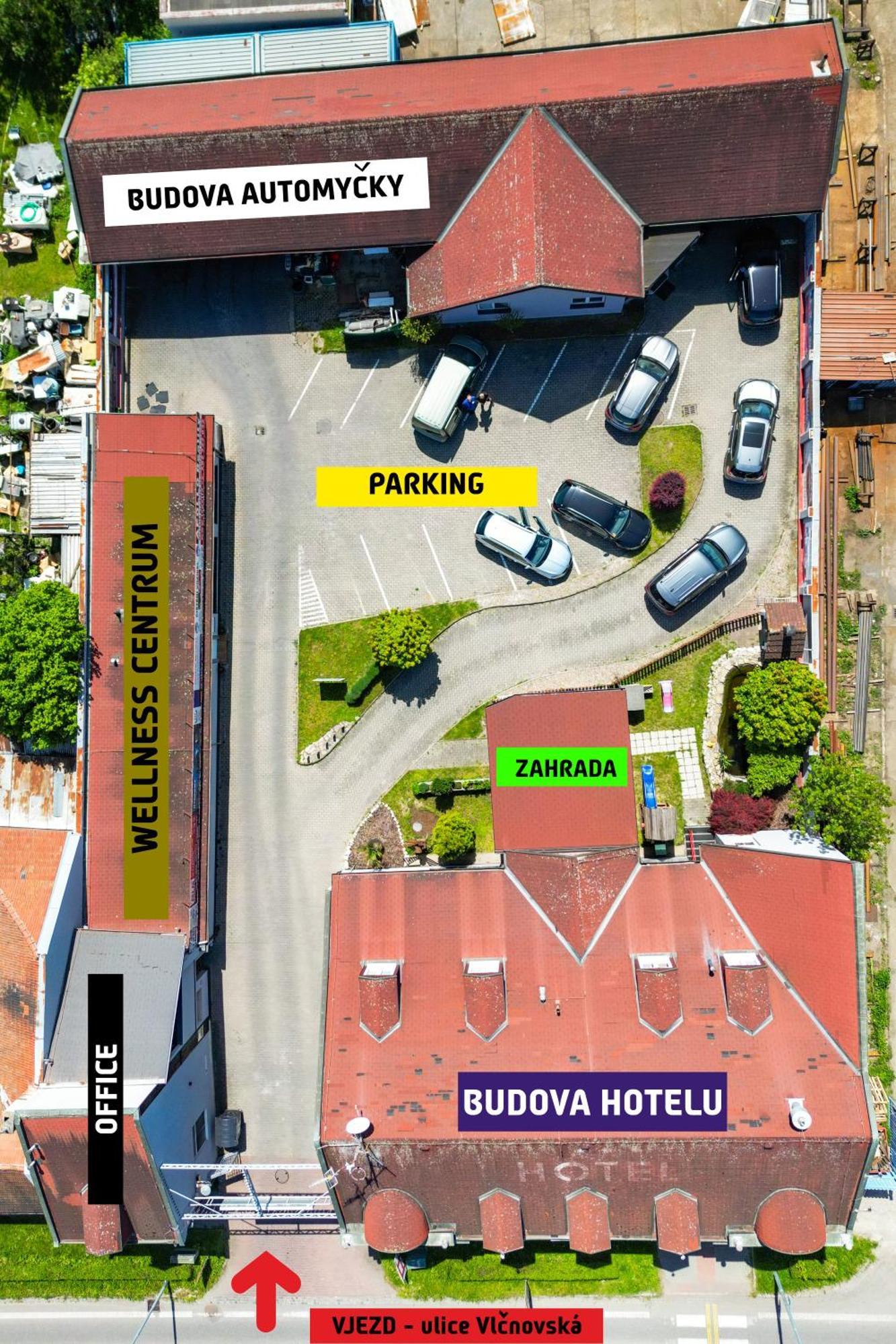 Hotel & Spa Centrum Palmira Uherský Brod 外观 照片